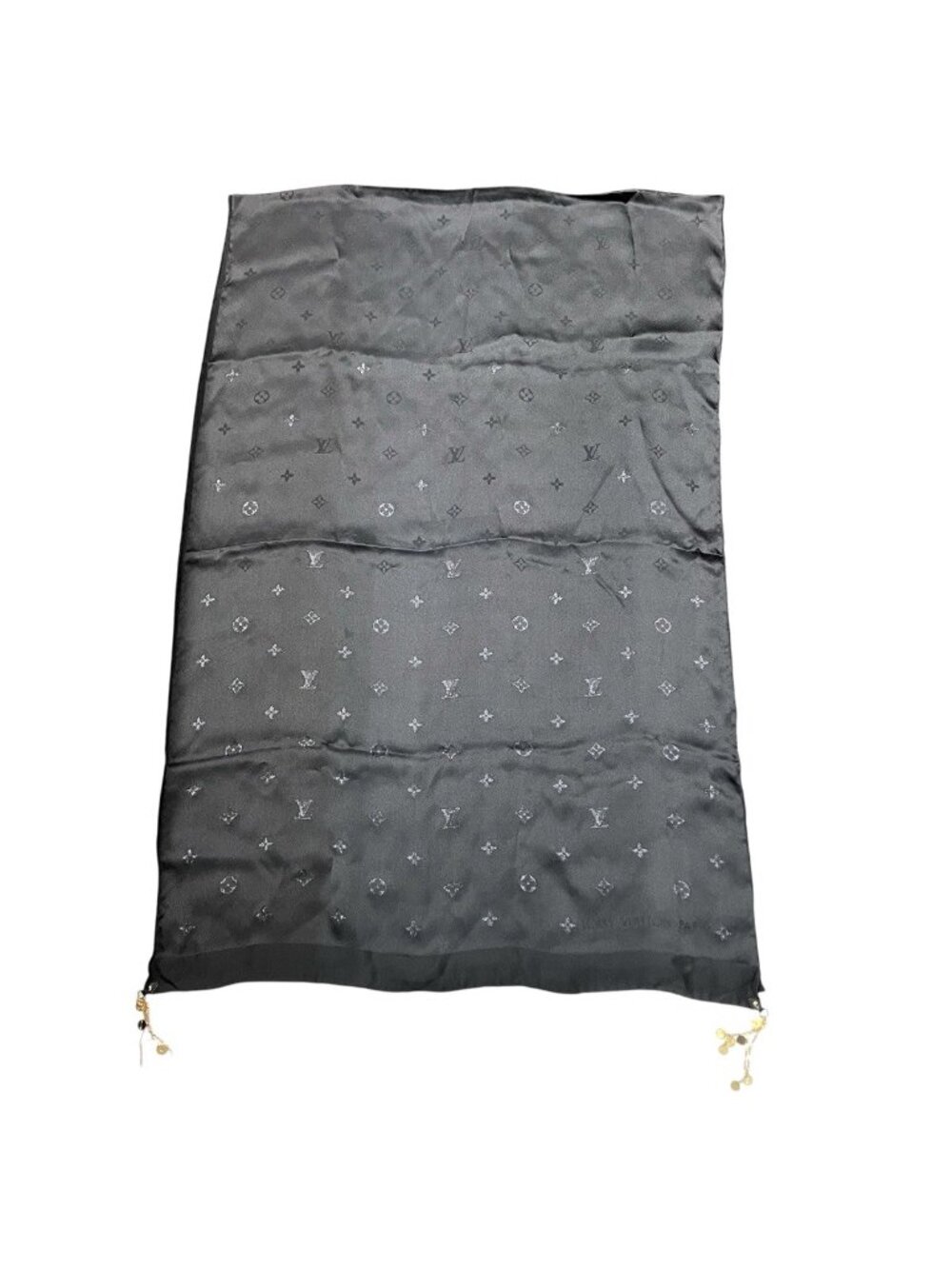 Louis Vuitton Monogram Shawl Silk Nylon Scarf
